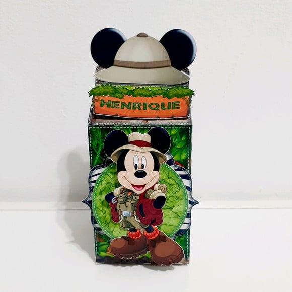 Caixa Milk - Mickey Safari