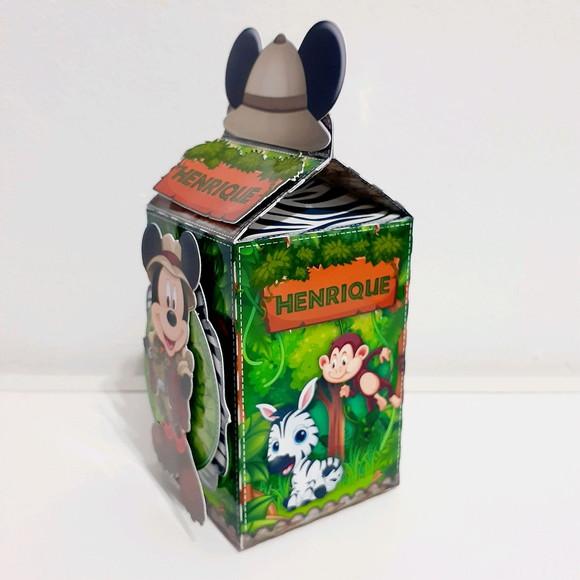 Caixa Milk - Mickey Safari