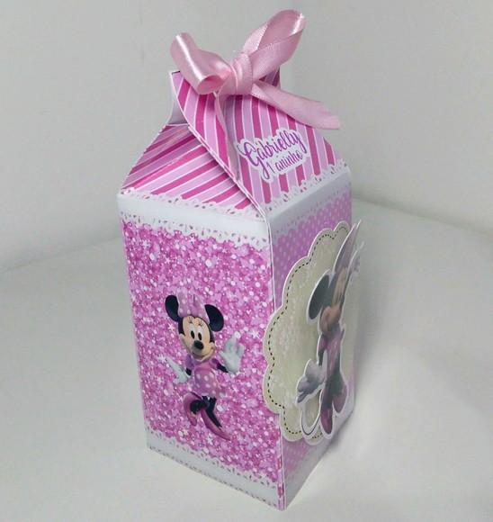 Caixa Milk - Minnie Rosa
