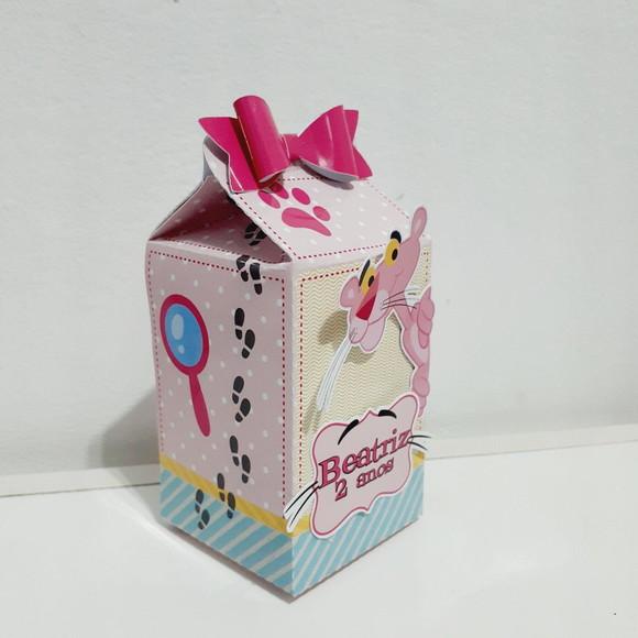 Caixa Milk - Pantera Cor de Rosa