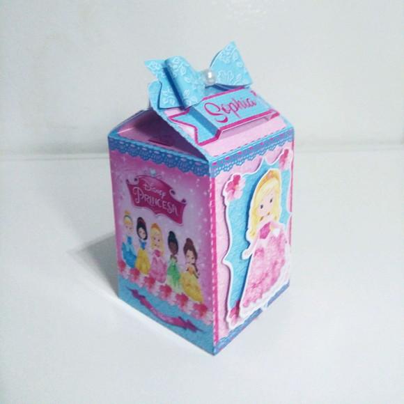 Caixa Milk - Princesas Cute