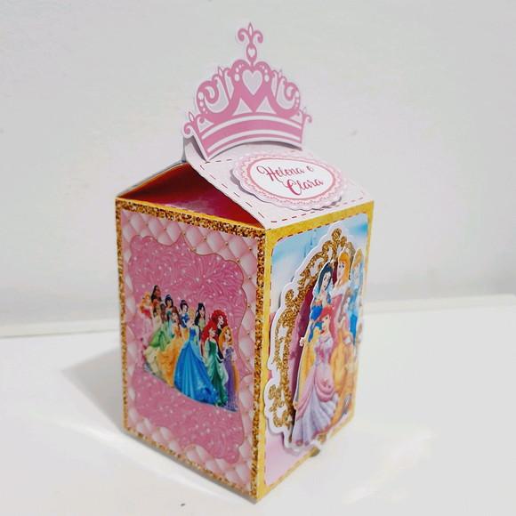 Caixa Milk - Princesas Disney