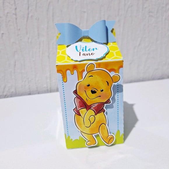 Caixa Milk - Ursinho Pooh Aquarela
