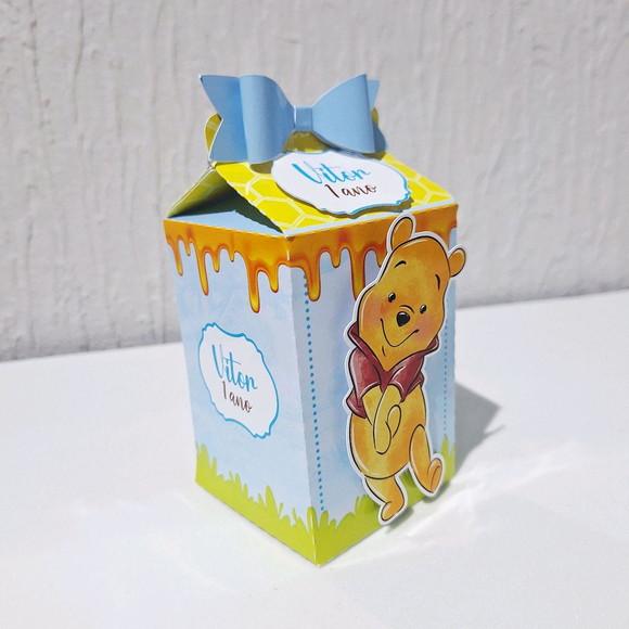 Caixa Milk - Ursinho Pooh Aquarela
