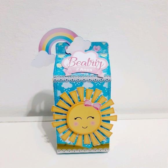 Caixa Milk- Arco Íris