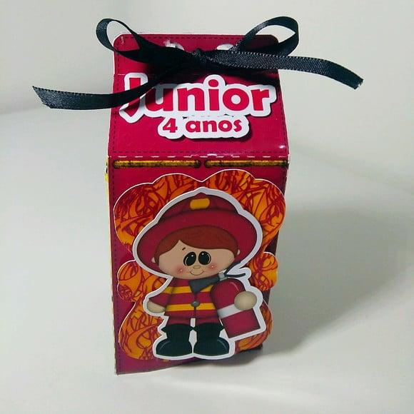 Caixa Milk- Bombeiro