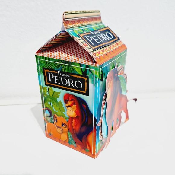 Caixa Milk- Rei Leao