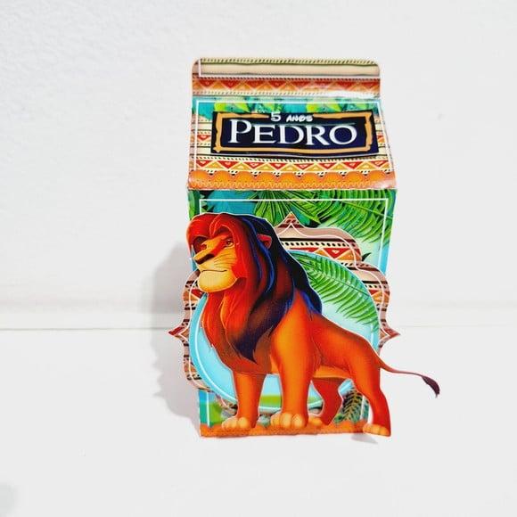 Caixa Milk- Rei Leao