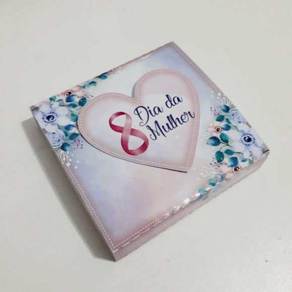 Caixa para Chocolate Batom - Dia das Mulheres