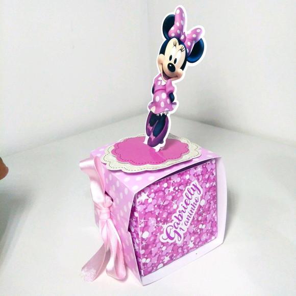 Caixa Passa Fita - Minnie Rosa