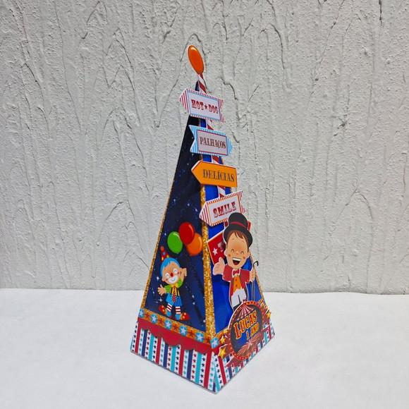 Caixa Piramide - Circo Vintage