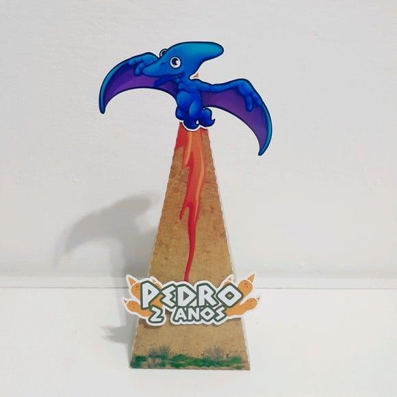 Caixa Piramide - Dinossauro
