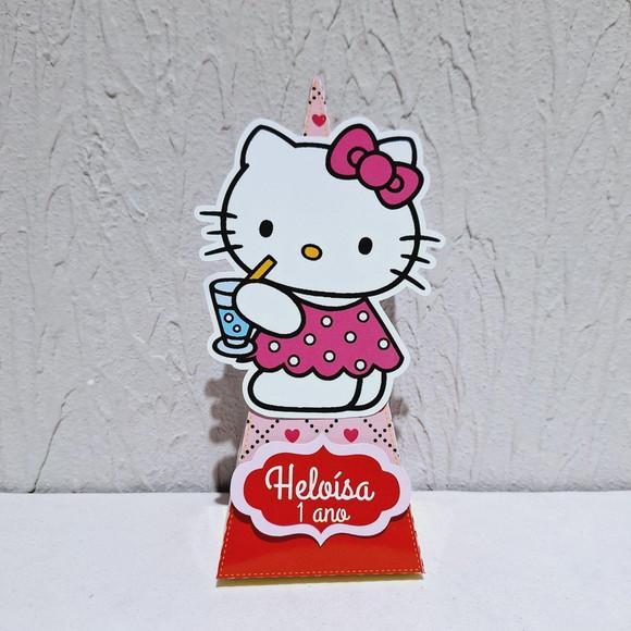 Caixa Piramide - Hello Kitty