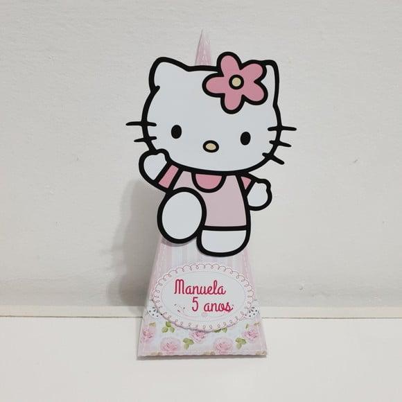 Caixa Piramide - Hello Kitty