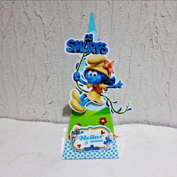 Caixa Piramide - os Smurfs