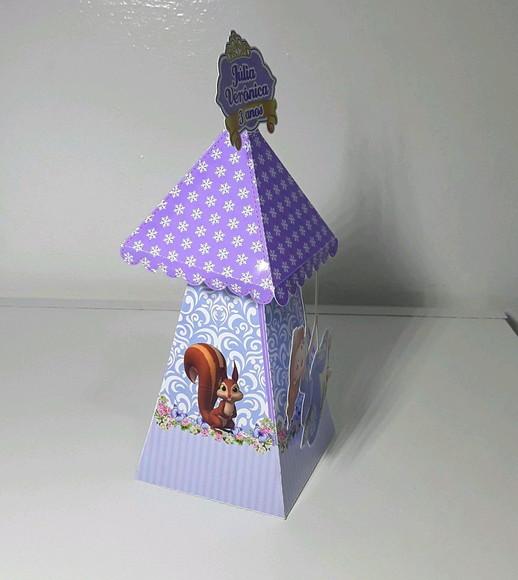 Caixa Piramide - Princesinha Sofia