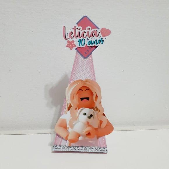Caixa Piramide - Roblox Rosa