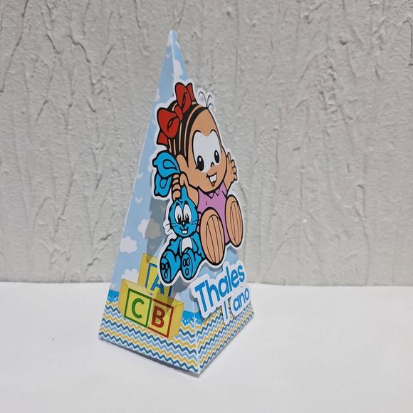 Caixa Piramide - Turma da Mônica Baby
