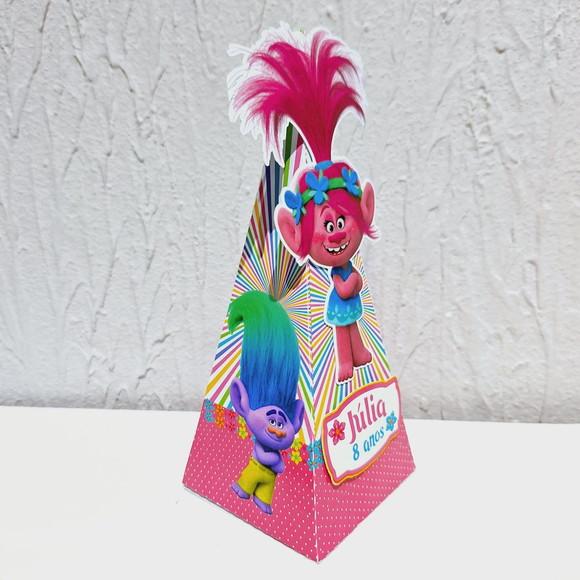 Caixa Piramide - Trolls