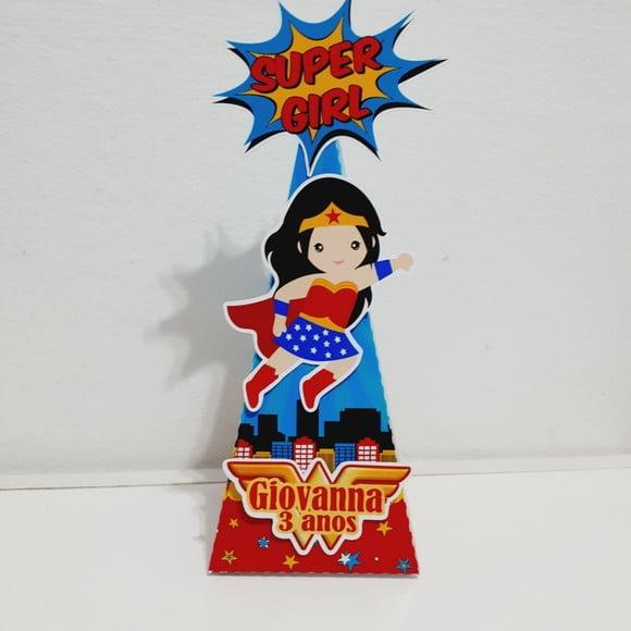 Caixa Piramide -mulher Maravilha