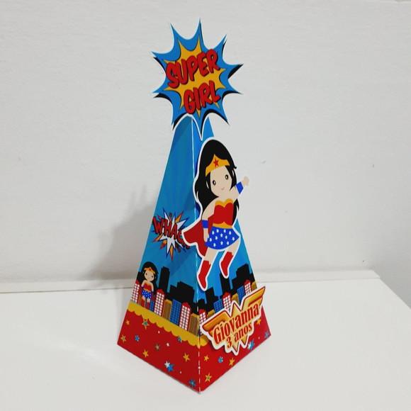 Caixa Piramide -mulher Maravilha