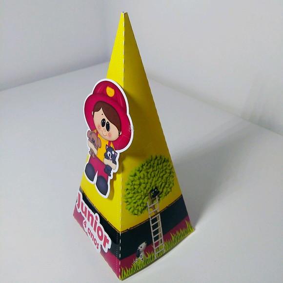 Caixa Piramide- Bombeiro