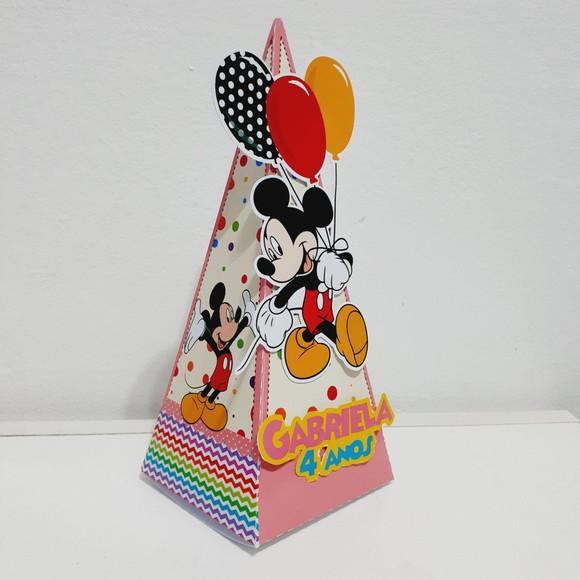 Caixa Piramide- Turma do Mickey