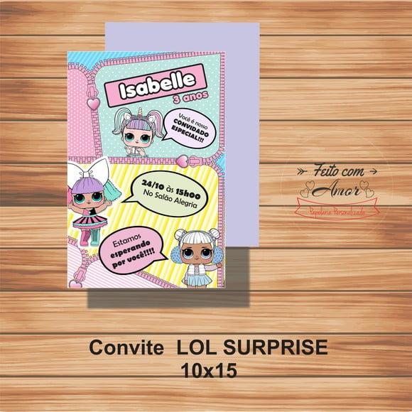 Convite - Lol Surprise