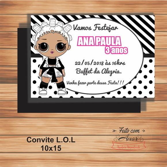 Convite - Lol Surprise