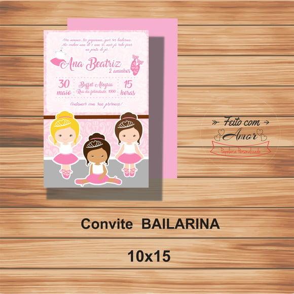 Convite Bailarina