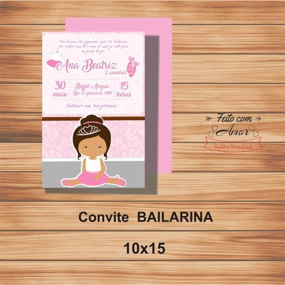Convite Bailarina