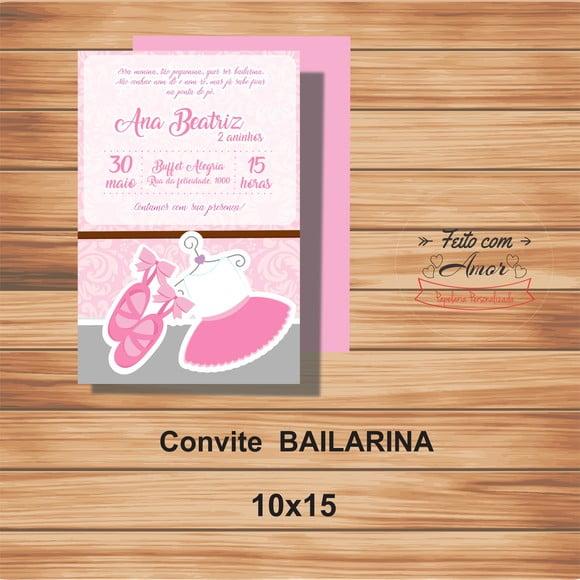 Convite Bailarina