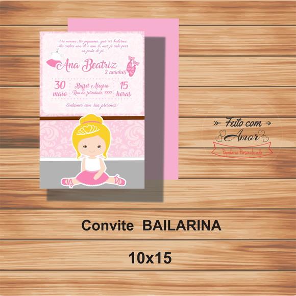 Convite Bailarina