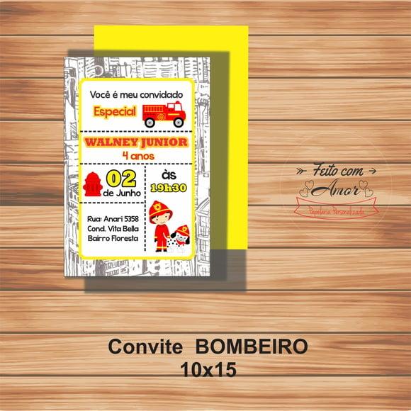 Convite Bombeiro