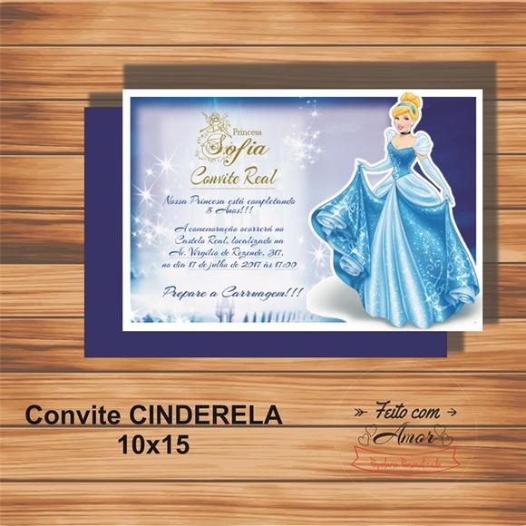 Convite Cinderela