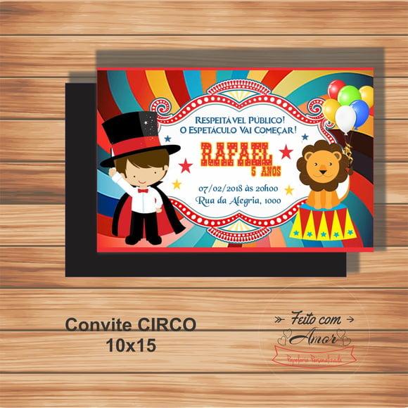 Convite Circo