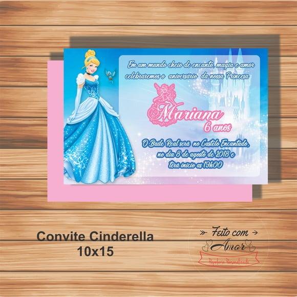 Convite Cinderela