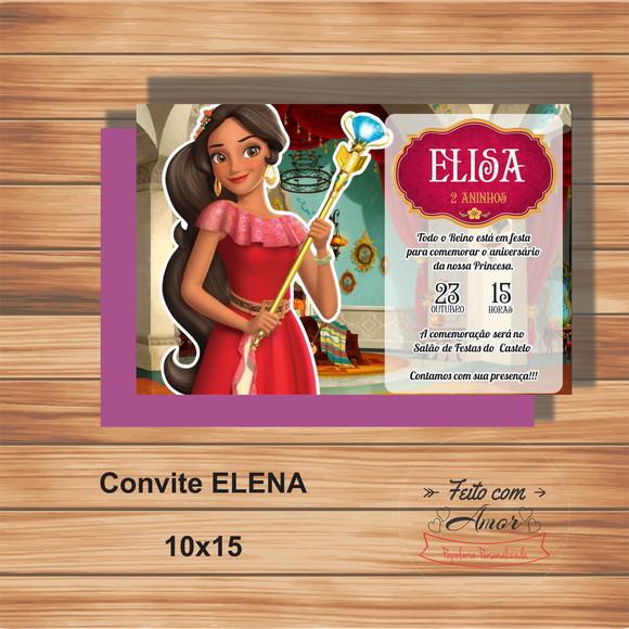 Convite Elena de Avalor