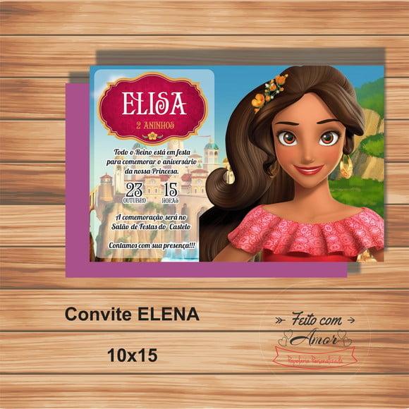Convite Elena de Avalor Ii