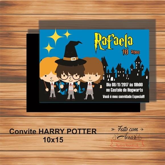 Convite Harry Potter