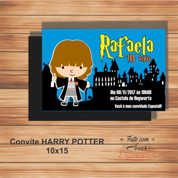Convite Harry Potter