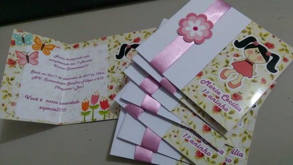 Convite Jardim Boneca