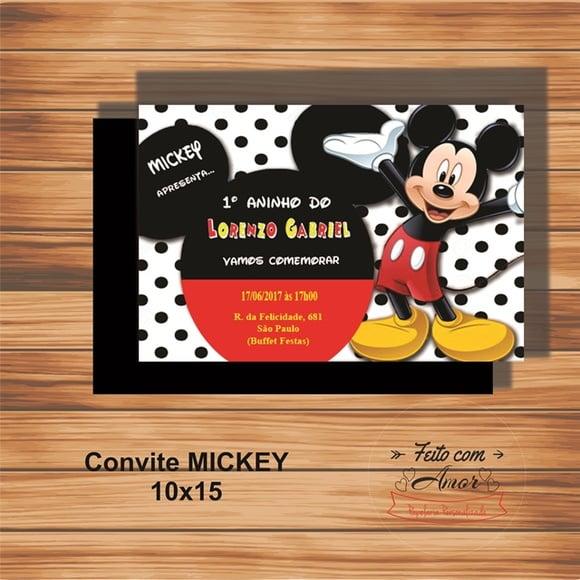 Convite Mickey