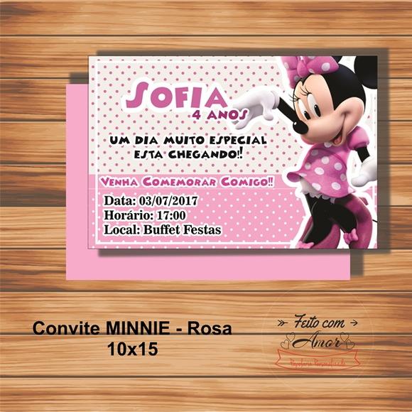 Convite Minnie