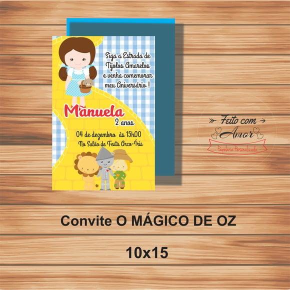 Convite o Mágico de Oz