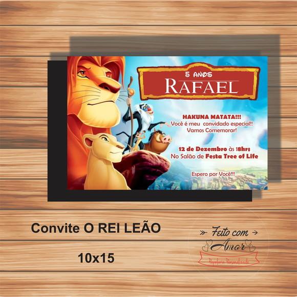 Convite o Rei Leão
