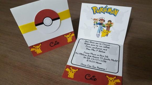 Convite Pokémon