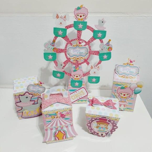 Kit - Circo Rosa (45 Caixas )