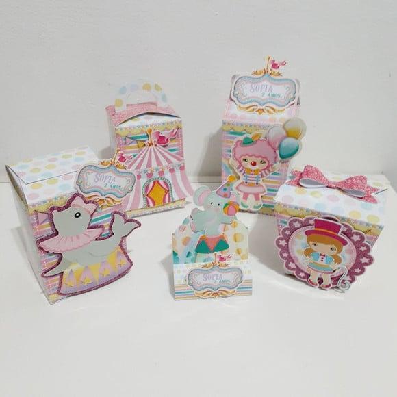 Kit - Circo Rosa (50 Caixas )