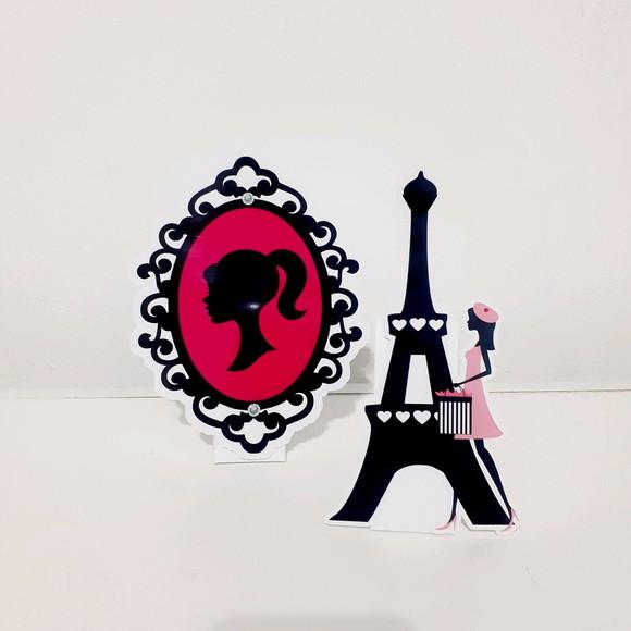 Kit Barbie Paris - Festa em Casa (32 Itens)